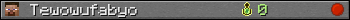 Tewowufabyo userbar 350x20