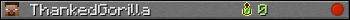 ThankedGorilla userbar 350x20