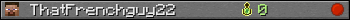 ThatFrenchguy22 userbar 350x20