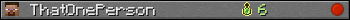 ThatOnePerson userbar 350x20