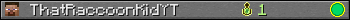 ThatRaccoonKidYT userbar 350x20