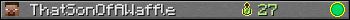 ThatSonOfAWaffle userbar 350x20