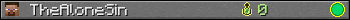 TheAloneSin userbar 350x20