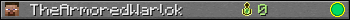 TheArmoredWarlok userbar 350x20