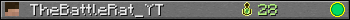 TheBattleRat_YT userbar 350x20