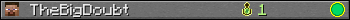 TheBigDoubt userbar 350x20