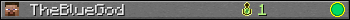 TheBlueGod userbar 350x20