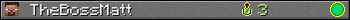 TheBossMatt userbar 350x20