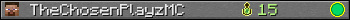 TheChosenPlayzMC userbar 350x20