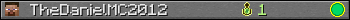 TheDanielMC2012 userbar 350x20