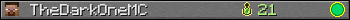 TheDarkOneMC userbar 350x20