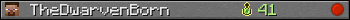 TheDwarvenBorn userbar 350x20