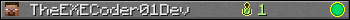 TheEXECoder01Dev userbar 350x20