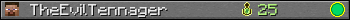 TheEvilTennager userbar 350x20