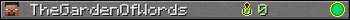 TheGardenOfWords userbar 350x20