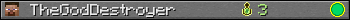 TheGodDestroyer userbar 350x20