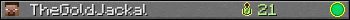 TheGoldJackal userbar 350x20