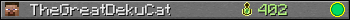 TheGreatDekuCat userbar 350x20