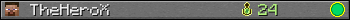 TheHeroX userbar 350x20
