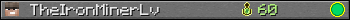 TheIronMinerLv userbar 350x20