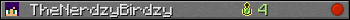 TheNerdzyBirdzy userbar 350x20