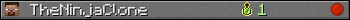 TheNinjaClone userbar 350x20