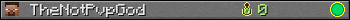 TheNotPvpGod userbar 350x20