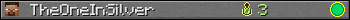 TheOneInSilver userbar 350x20