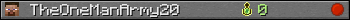 TheOneManArmy20 userbar 350x20