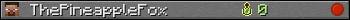 ThePineappleFox userbar 350x20