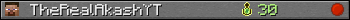 TheRealAkashYT userbar 350x20