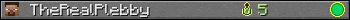 TheRealPlebby userbar 350x20