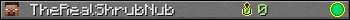 TheRealShrubNub userbar 350x20