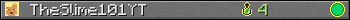 TheSlime101YT userbar 350x20