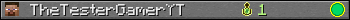 TheTesterGamerYT userbar 350x20