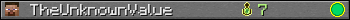 TheUnknownValue userbar 350x20