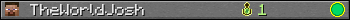 TheWorldJosh userbar 350x20