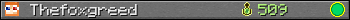 Thefoxgreed userbar 350x20