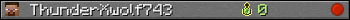 ThunderXwolf743 userbar 350x20