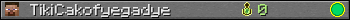 TikiCakofyegadye userbar 350x20