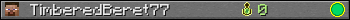 TimberedBeret77 userbar 350x20