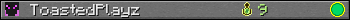 ToastedPlayz userbar 350x20