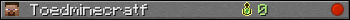 Toedminecratf userbar 350x20