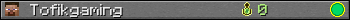 Tofikgaming userbar 350x20