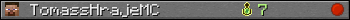 TomassHrajeMC userbar 350x20