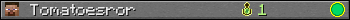 Tomatoesror userbar 350x20