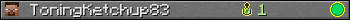 ToningKetchup83 userbar 350x20
