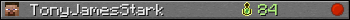 TonyJamesStark userbar 350x20