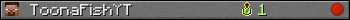 ToonaFishYT userbar 350x20