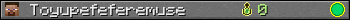 Benutzerleisten 350x20 für Toyupefeferemuse